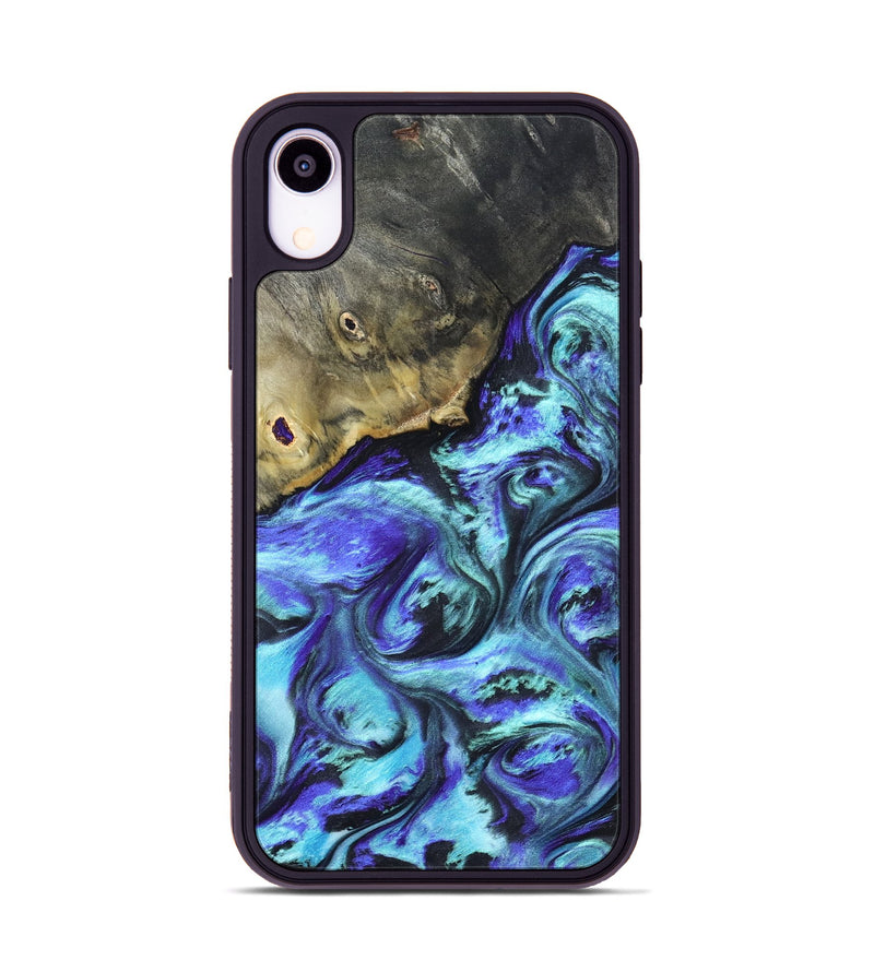 iPhone Xr Wood Phone Case - Nyra (Purple, 823264)