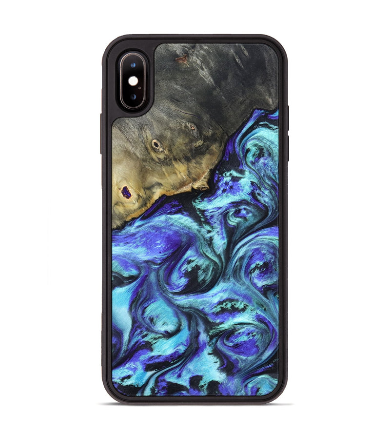 iPhone Xs Max Wood Phone Case - Nyra (Purple, 823264)