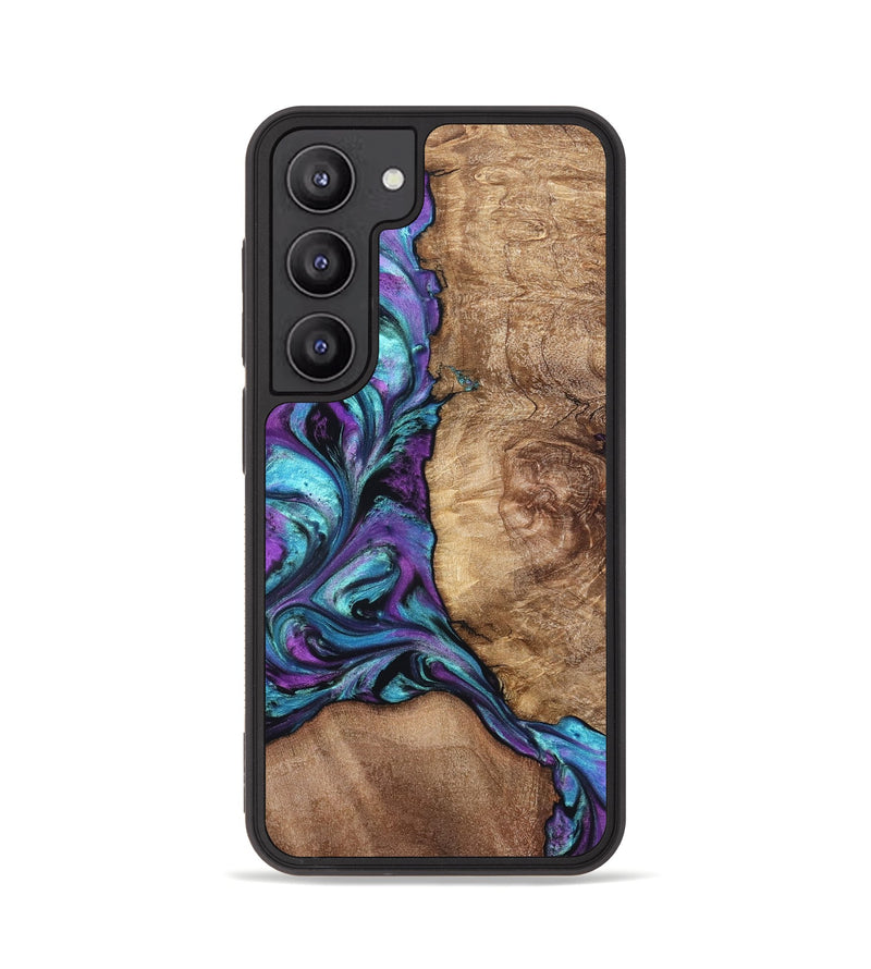 Galaxy S23 Wood Phone Case - Roberto (Purple, 823265)