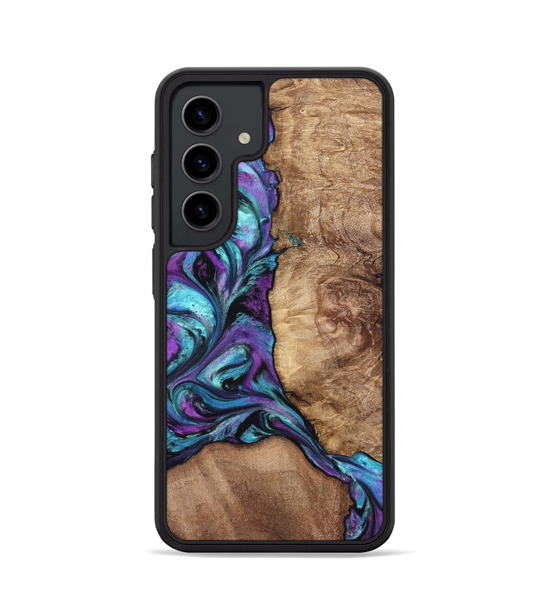 Galaxy S24 Wood Phone Case - Roberto (Purple, 823265)