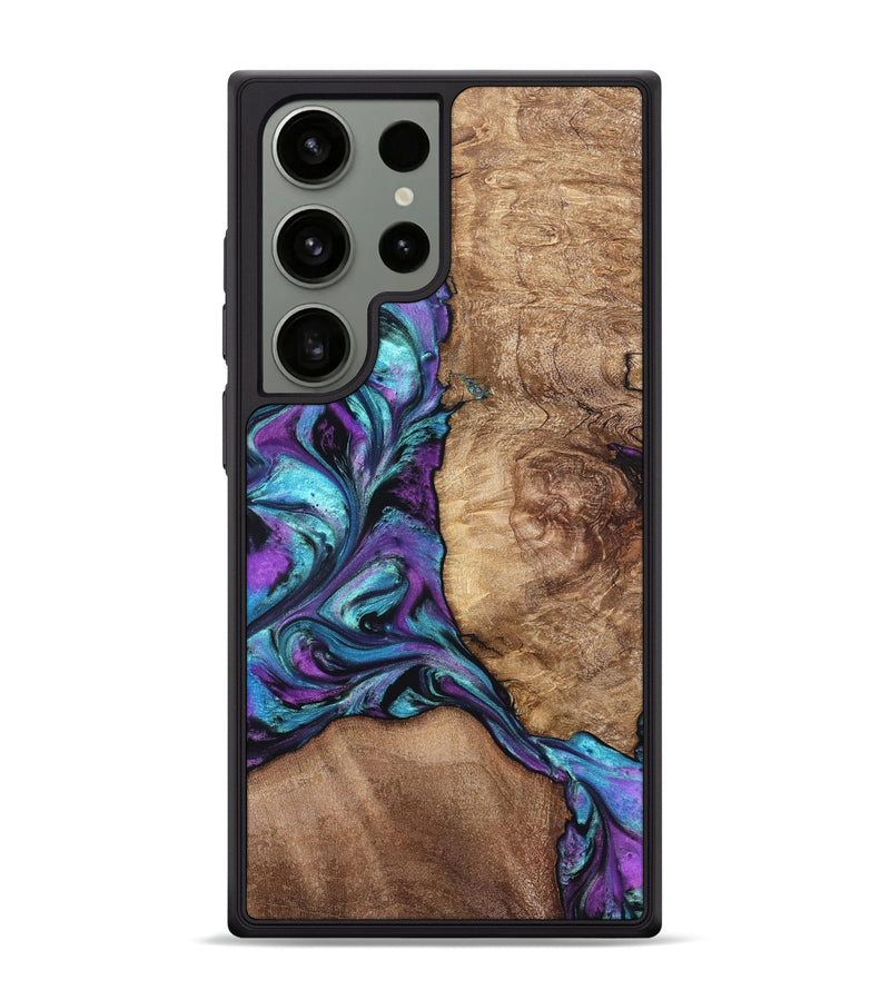 Galaxy S24 Ultra Wood Phone Case - Roberto (Purple, 823265)
