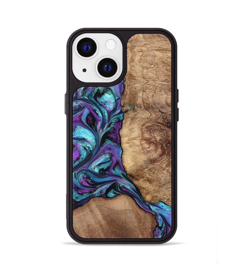 iPhone 13 Wood Phone Case - Roberto (Purple, 823265)