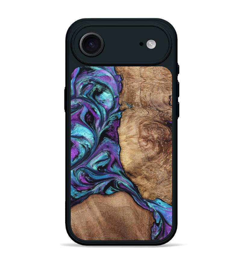 iPhone 17 Air Wood Phone Case - Roberto (Purple, 823265)