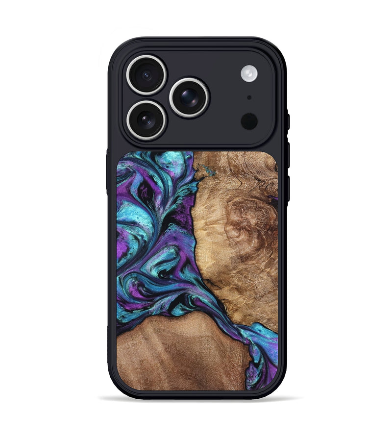 iPhone 17 Pro Wood Phone Case - Roberto (Purple, 823265)