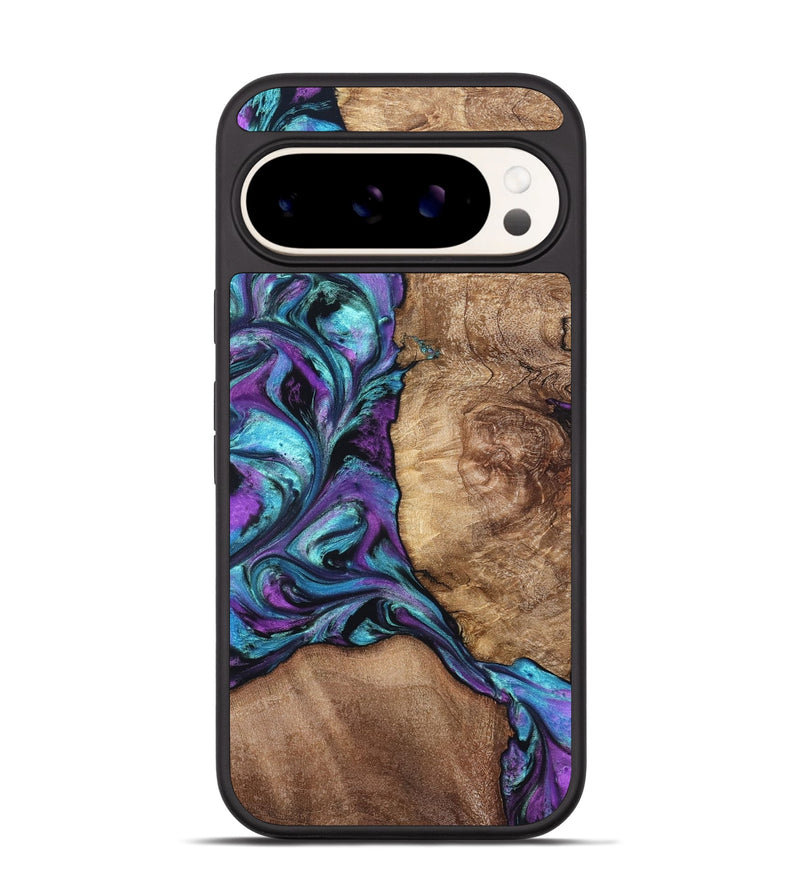 Pixel 9 Pro Wood Phone Case - Roberto (Purple, 823265)