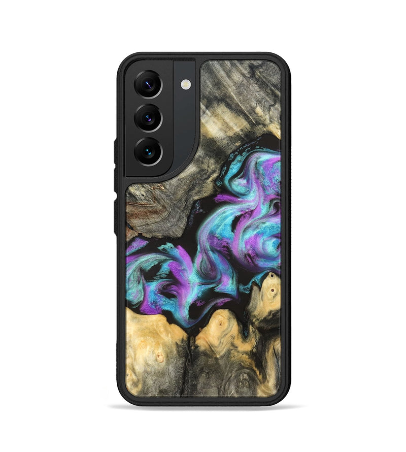Galaxy S22 Wood Phone Case - Noe (Purple, 823267)