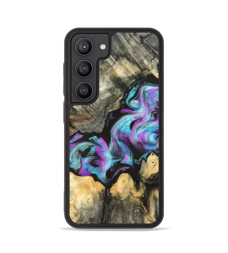 Galaxy S23 Wood Phone Case - Noe (Purple, 823267)