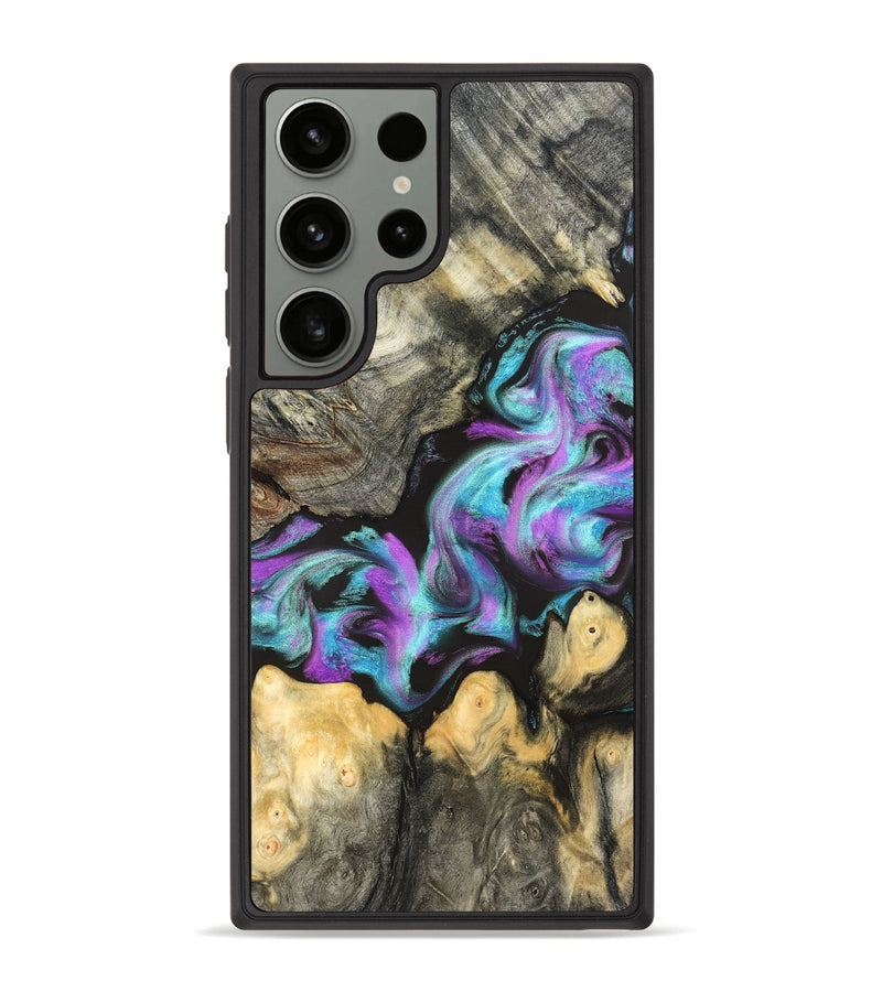 Galaxy S23 Ultra Wood Phone Case - Noe (Purple, 823267)