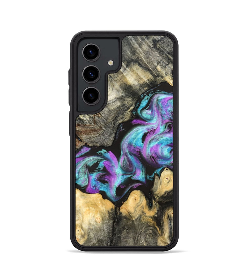 Galaxy S24 Wood Phone Case - Noe (Purple, 823267)