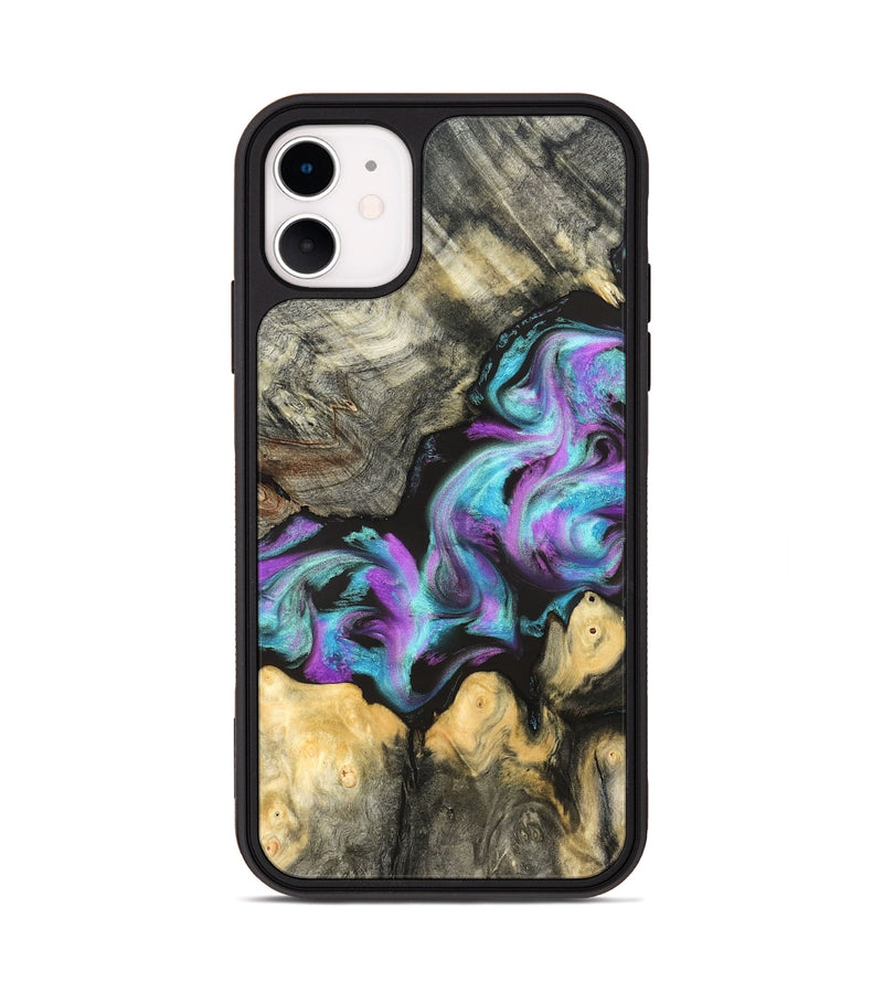 iPhone 11 Wood Phone Case - Noe (Purple, 823267)