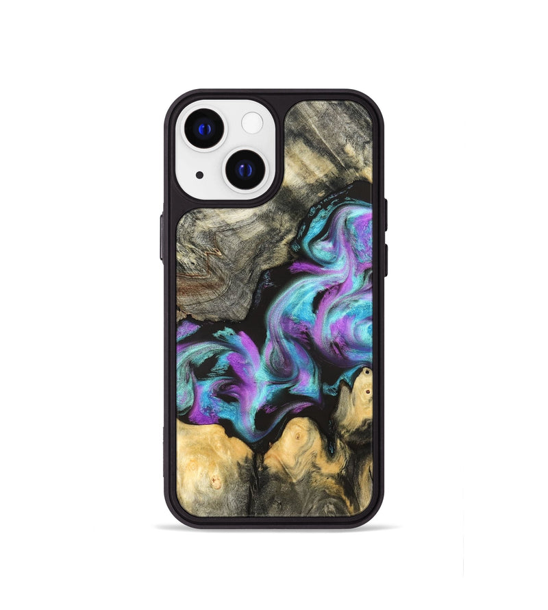 iPhone 13 mini Wood Phone Case - Noe (Purple, 823267)