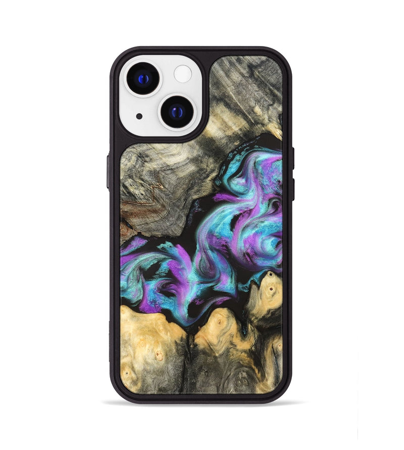 iPhone 13 Wood Phone Case - Noe (Purple, 823267)
