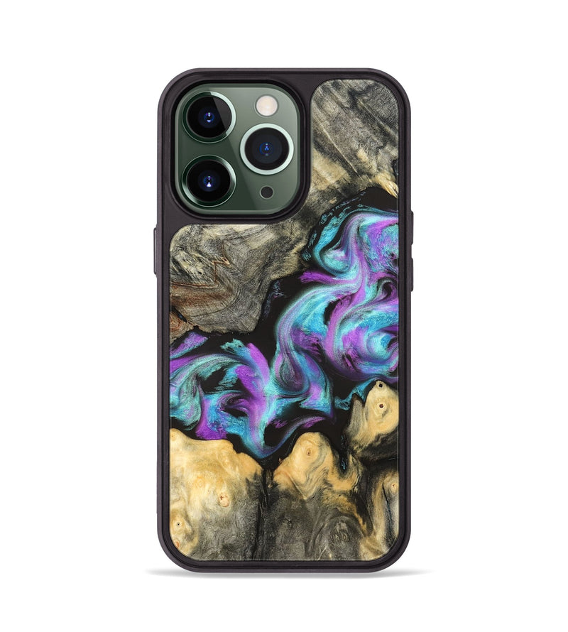 iPhone 13 Pro Wood Phone Case - Noe (Purple, 823267)