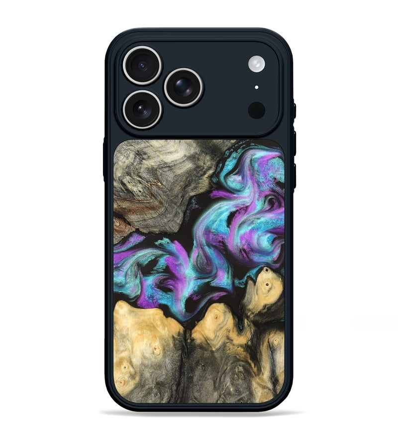 iPhone 17 Pro Max Wood Phone Case - Noe (Purple, 823267)