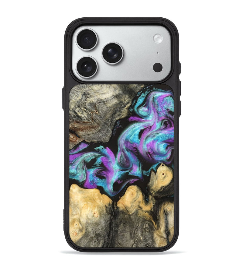 iPhone 18 Pro Max Wood Phone Case - Noe (Purple, 823267)