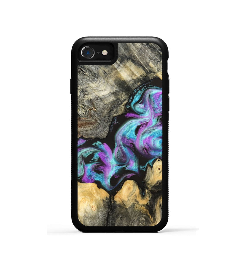 iPhone SE Wood Phone Case - Noe (Purple, 823267)
