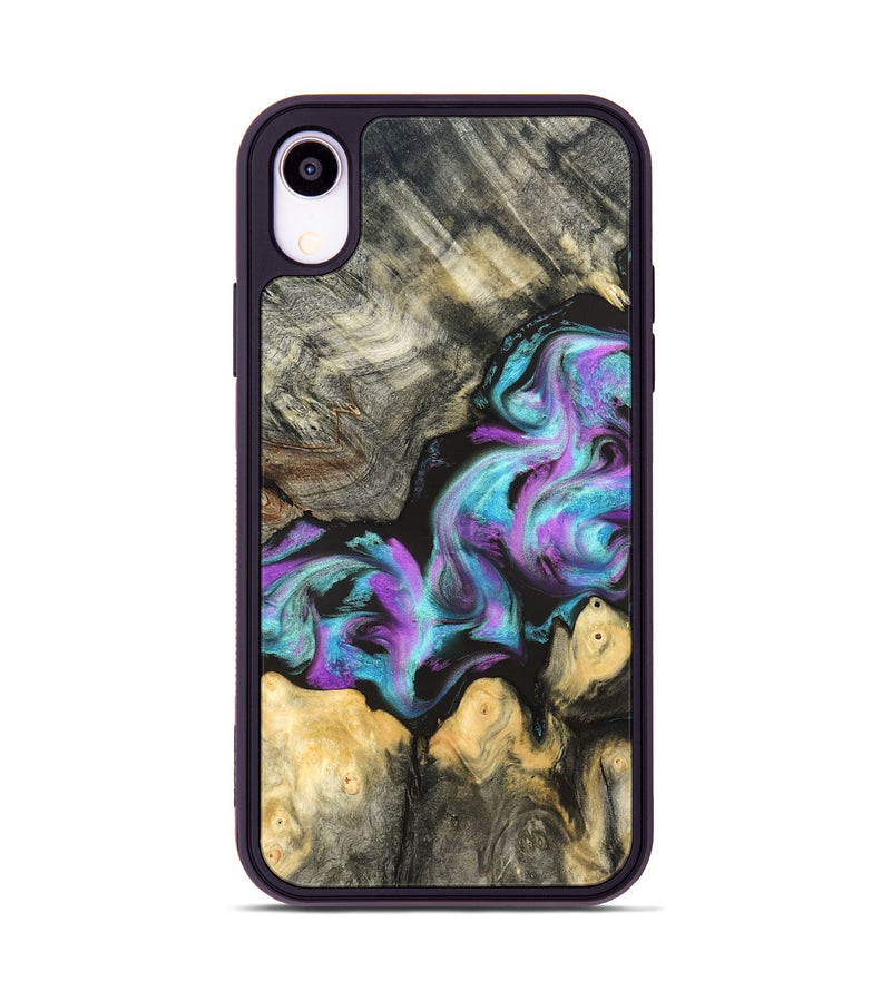 iPhone Xr Wood Phone Case - Noe (Purple, 823267)