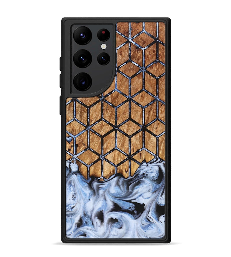 Galaxy S22 Ultra Wood Phone Case - Jarvis (Pattern, 823269)