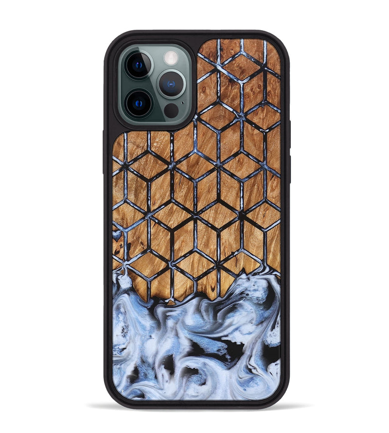 iPhone 12 Pro Max Wood Phone Case - Jarvis (Pattern, 823269)