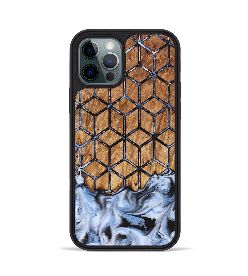 iPhone 12 Pro Wood Phone Case - Jarvis (Pattern, 823269)