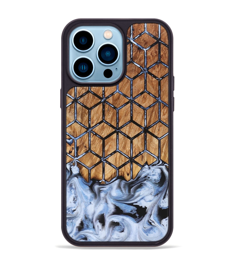 iPhone 14 Pro Max Wood Phone Case - Jarvis (Pattern, 823269)