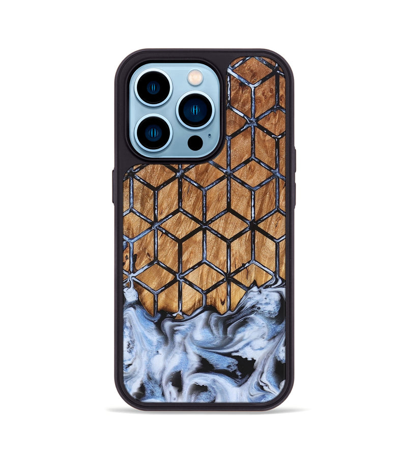 iPhone 14 Pro Wood Phone Case - Jarvis (Pattern, 823269)