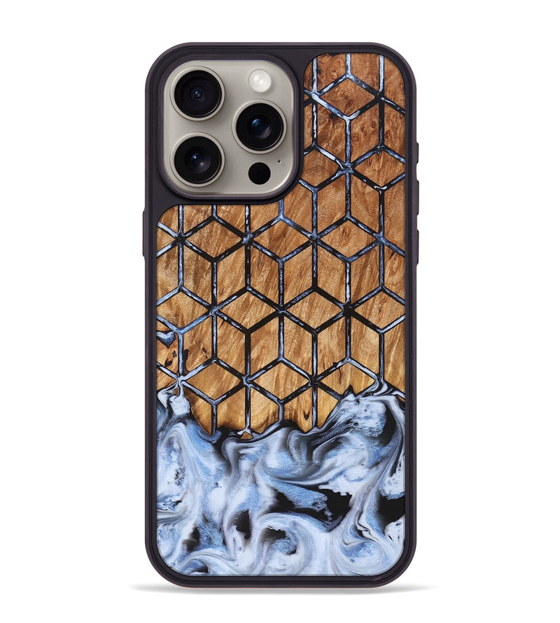 iPhone 15 Pro Max Wood Phone Case - Jarvis (Pattern, 823269)
