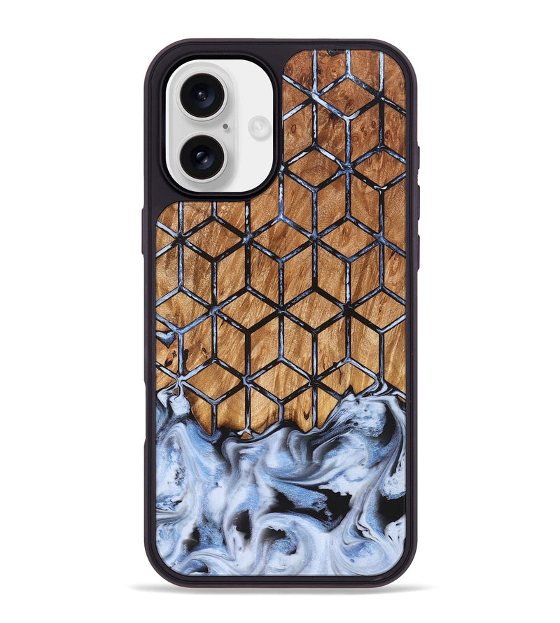 iPhone 16 Plus Wood Phone Case - Jarvis (Pattern, 823269)