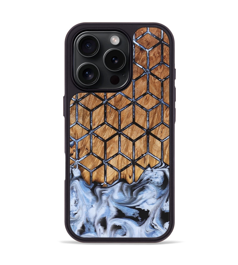 iPhone 16 Pro Wood Phone Case - Jarvis (Pattern, 823269)