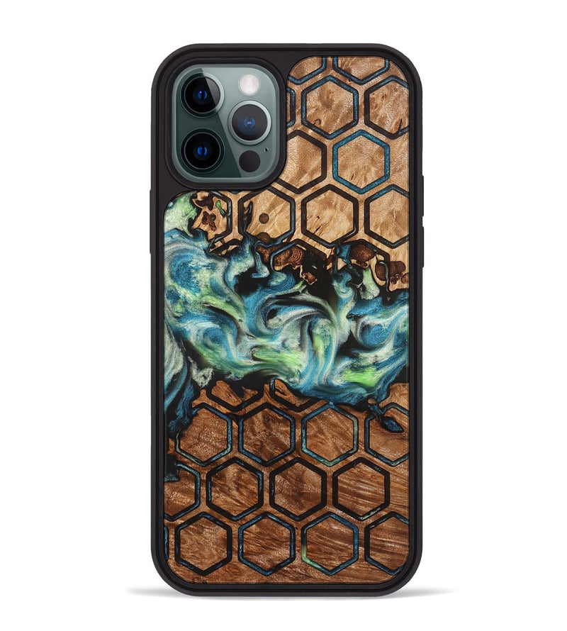 iPhone 12 Pro Max Wood Phone Case - Giana (Pattern, 823271)