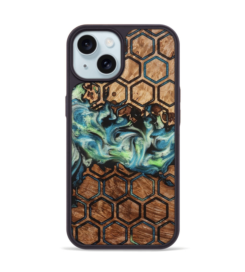 iPhone 15 Wood Phone Case - Giana (Pattern, 823271)