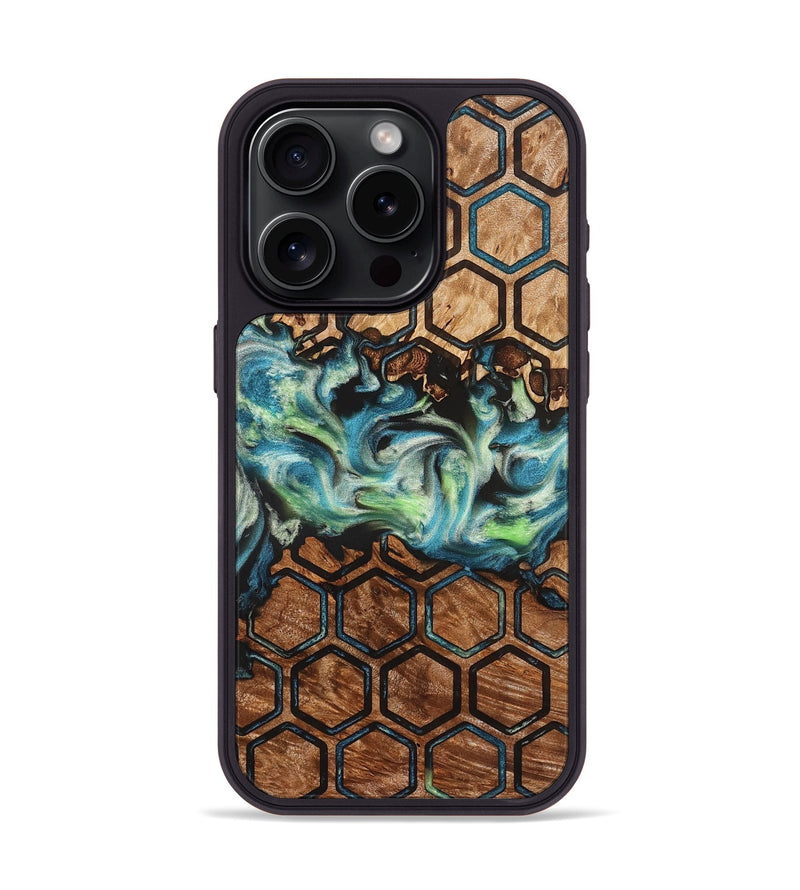 iPhone 15 Pro Wood Phone Case - Giana (Pattern, 823271)