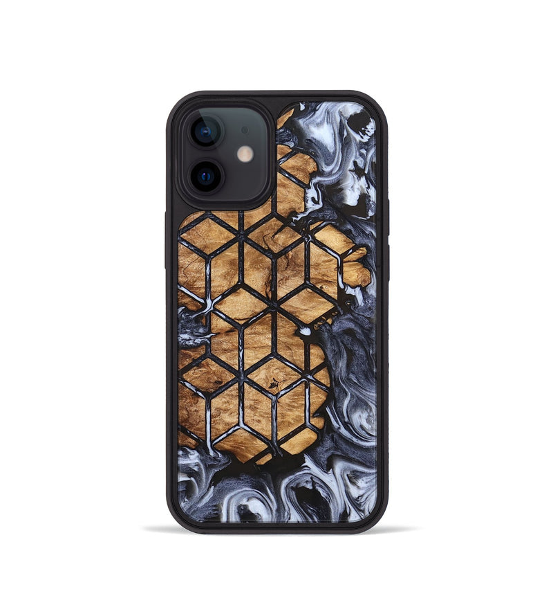 iPhone 12 mini Wood Phone Case - Tempie (Pattern, 823272)