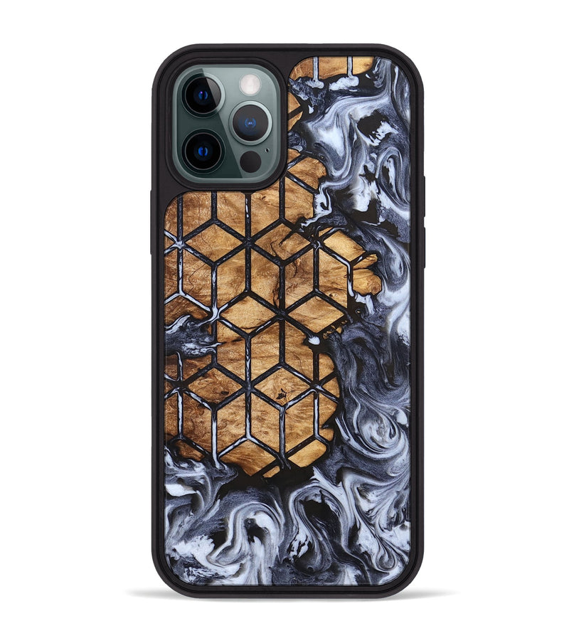 iPhone 12 Pro Max Wood Phone Case - Tempie (Pattern, 823272)