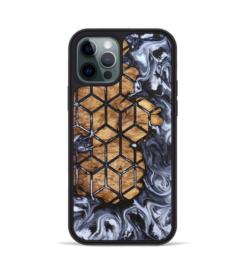 iPhone 12 Pro Wood Phone Case - Tempie (Pattern, 823272)