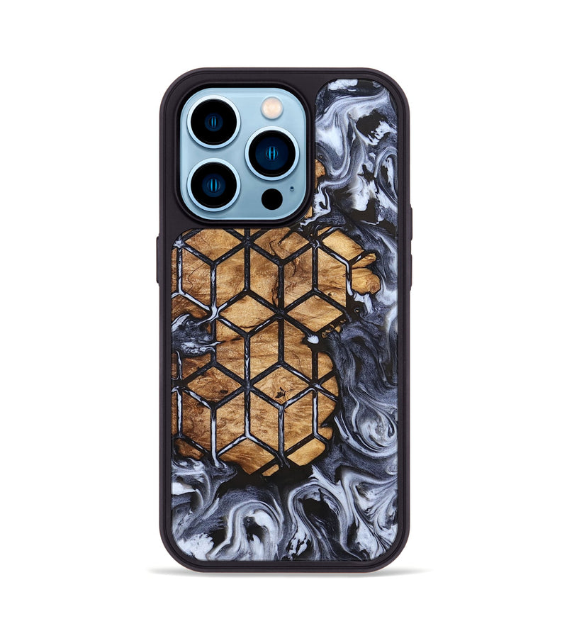 iPhone 14 Pro Wood Phone Case - Tempie (Pattern, 823272)