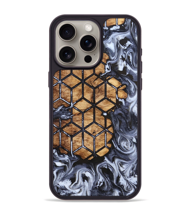 iPhone 15 Pro Max Wood Phone Case - Tempie (Pattern, 823272)