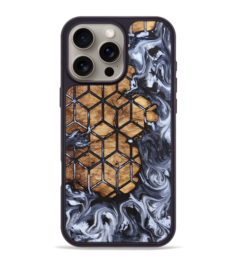 iPhone 16 Pro Max Wood Phone Case - Tempie (Pattern, 823272)