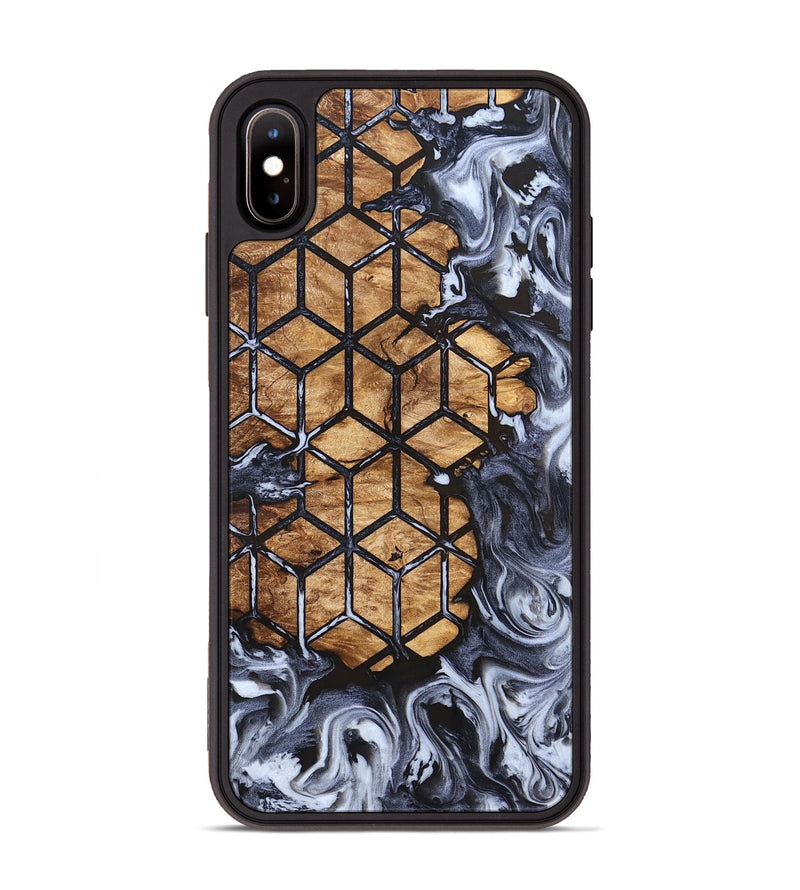 iPhone Xs Max Wood Phone Case - Tempie (Pattern, 823272)