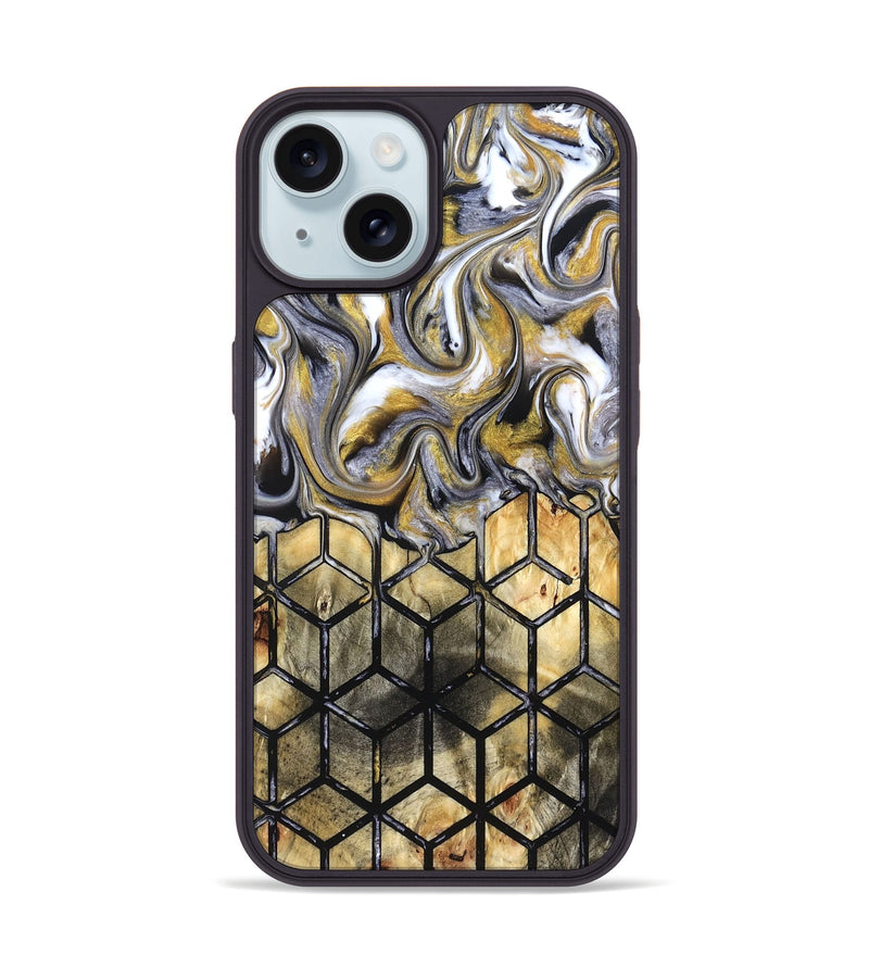iPhone 15 Wood Phone Case - Jessie (Pattern, 823279)