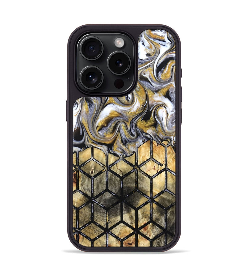 iPhone 15 Pro Wood Phone Case - Jessie (Pattern, 823279)