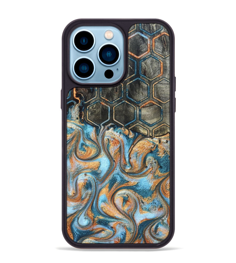 iPhone 14 Pro Max Wood Phone Case - Kai (Pattern, 823280)