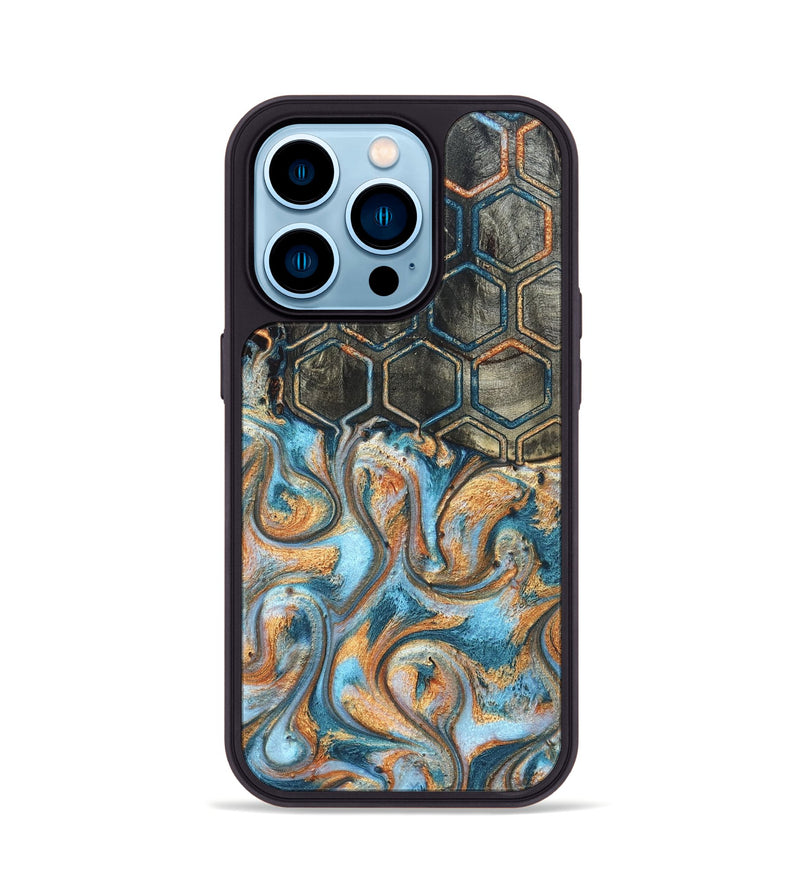 iPhone 14 Pro Wood Phone Case - Kai (Pattern, 823280)