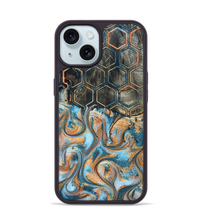 iPhone 15 Wood Phone Case - Kai (Pattern, 823280)