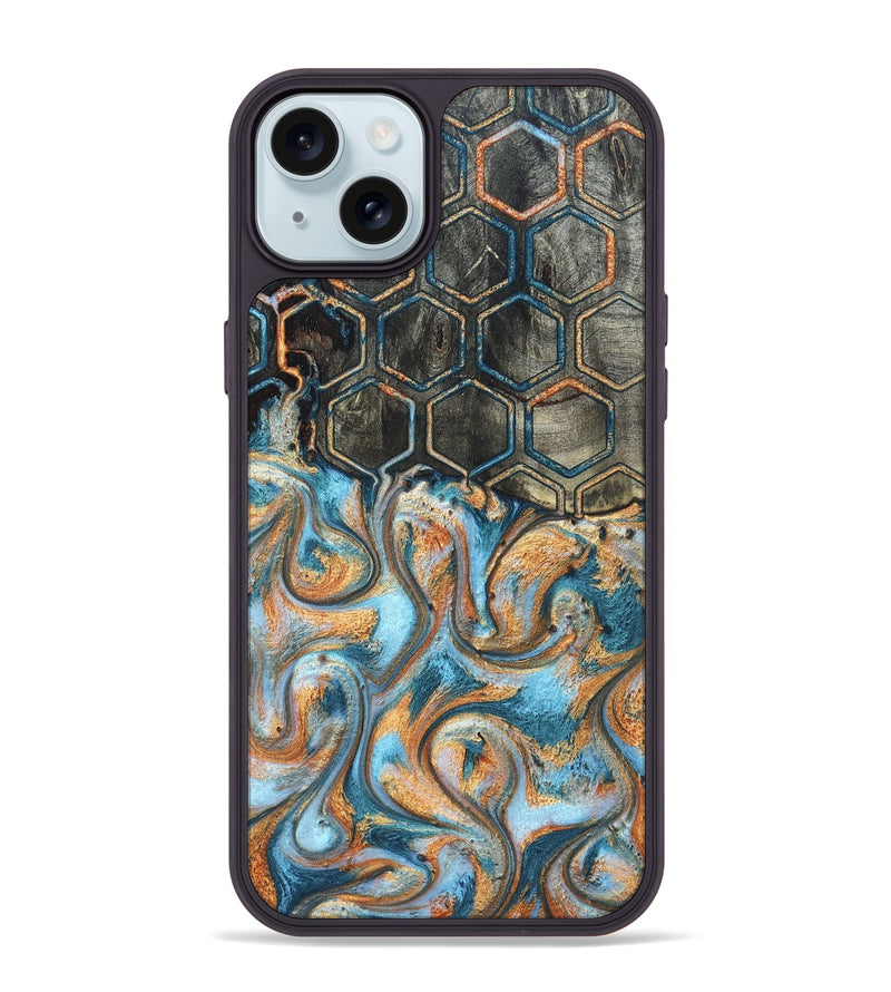 iPhone 15 Plus Wood Phone Case - Kai (Pattern, 823280)