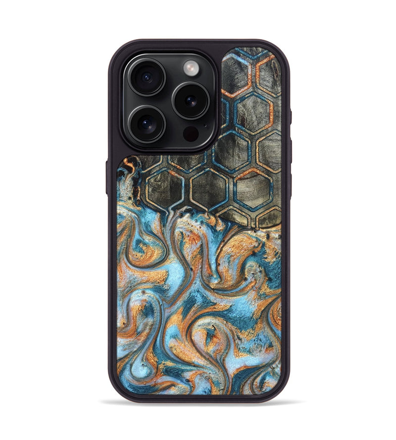 iPhone 15 Pro Wood Phone Case - Kai (Pattern, 823280)