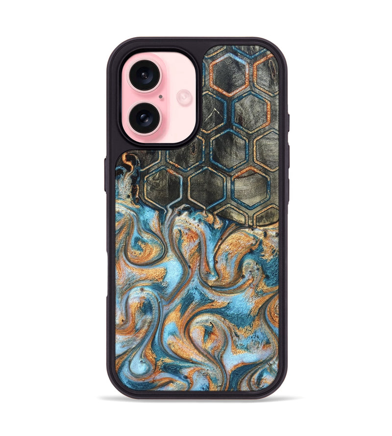 iPhone 16 Wood Phone Case - Kai (Pattern, 823280)