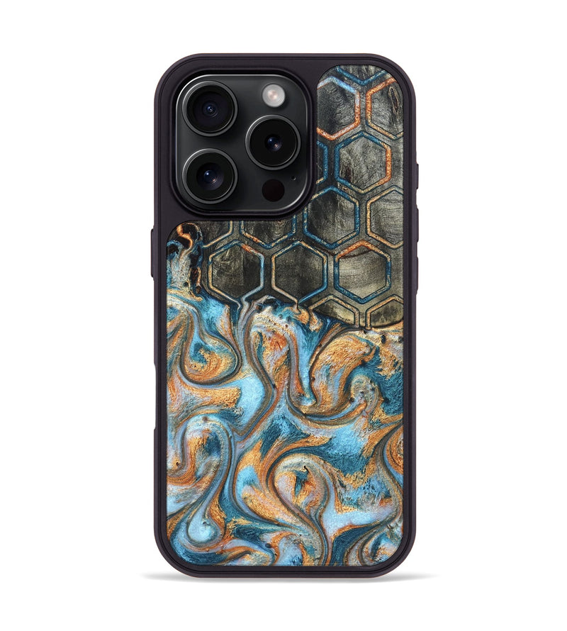 iPhone 16 Pro Wood Phone Case - Kai (Pattern, 823280)