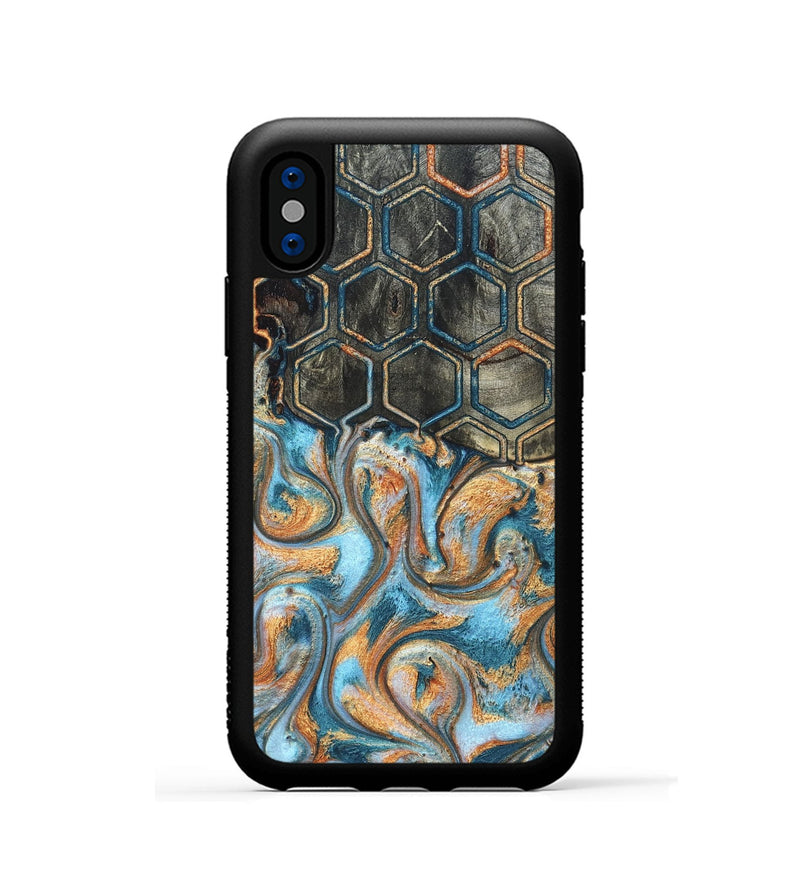 iPhone Xs Wood Phone Case - Kai (Pattern, 823280)