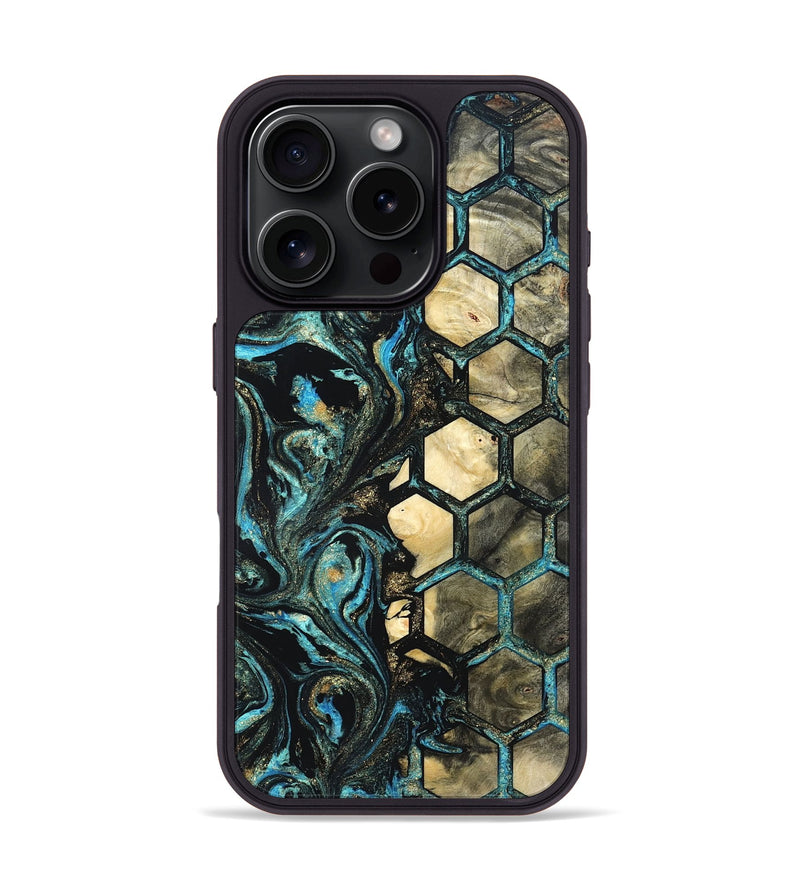 iPhone 16 Pro Wood Phone Case - Jaslyn (Pattern, 823282)